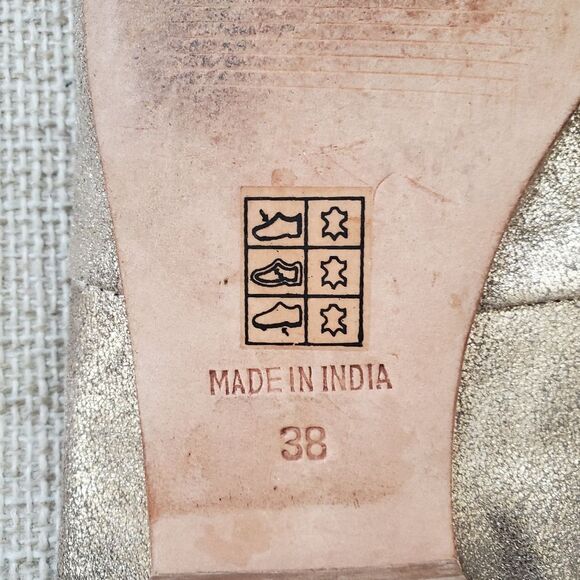 Free People Sienna Ruffle Mules Sz 7.5 - Picture 15 of 15